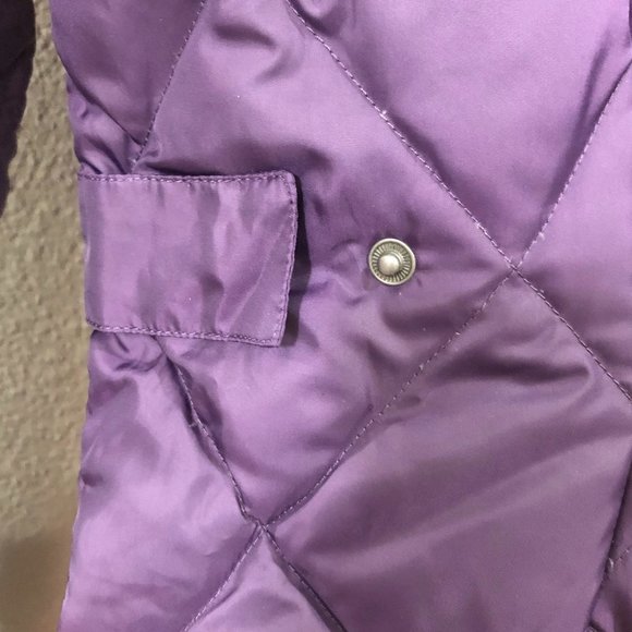 EDDIE BAUER Goose Down Puffer Jacket Quilted Purple - Picture 4 of 5